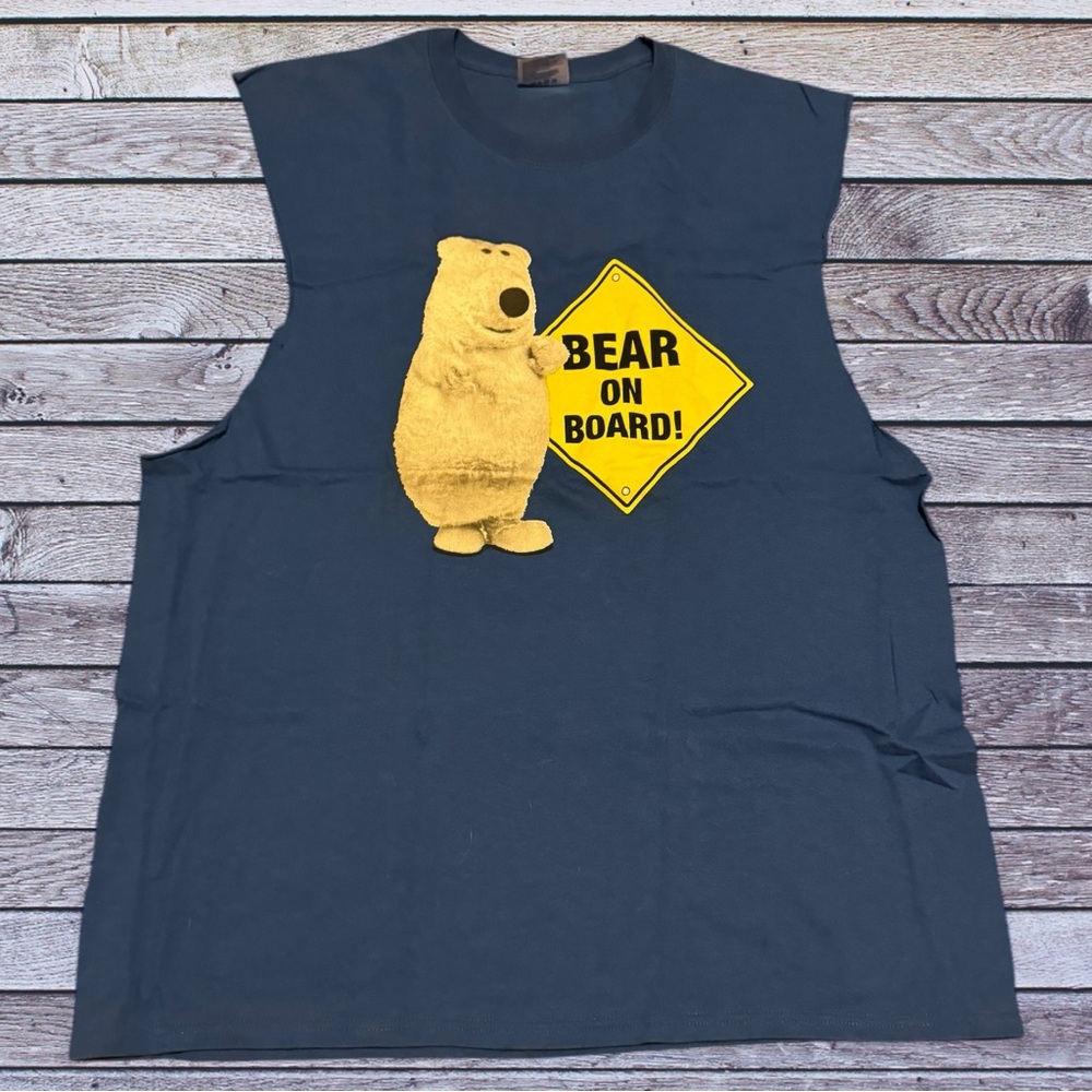 Mitsubishi Polar Bear On Board Shirt Funny Promo White Bear Minnesota MN Chevy